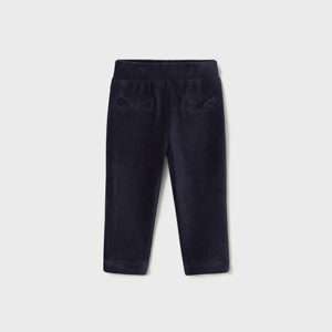Pantalon basique en velours côtelé bébé - Marine