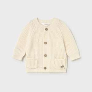 Cardigan tricot unisexe - beige
