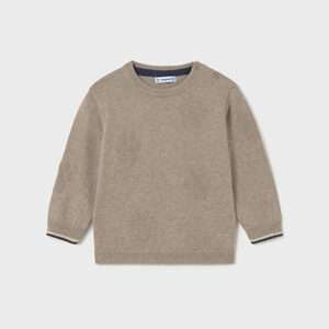 Pull relief bébé - Taupe