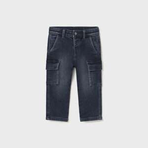 Pantalon cargo bébé - blue black