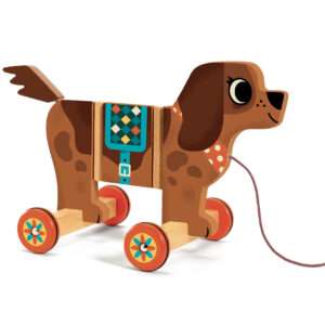 Jouet à tirer Nico le chien