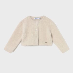 Cardigan en tricot bébé - Sable