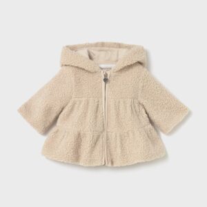Manteau zippé bébé - céréale