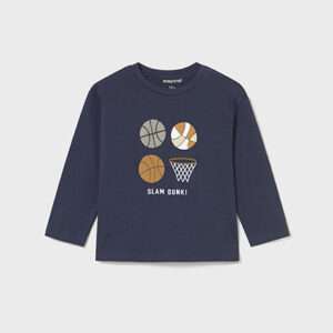 T-shirt basket - bleu