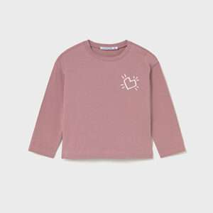 T-shirt imprimé au dos - rose