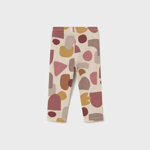 Legging imprimé bébé - argile