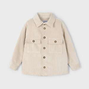 Surchemise en velours côtelé - céréale