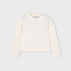 Pull fourré doux - écru