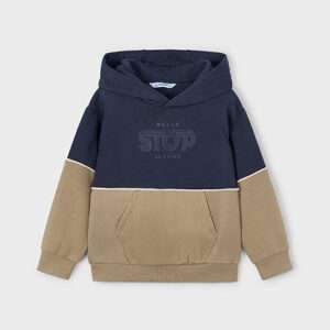 Sweat contrasté - marine