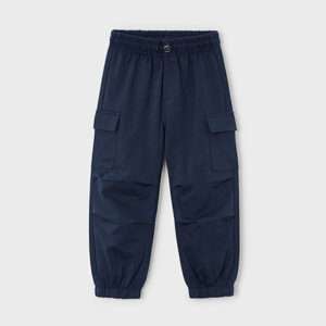 Pantalon parachute garçon - marine