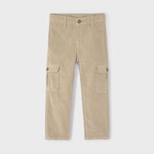 Pantalon cargo en velours - blé