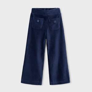 Pantalon en maille velours - marine