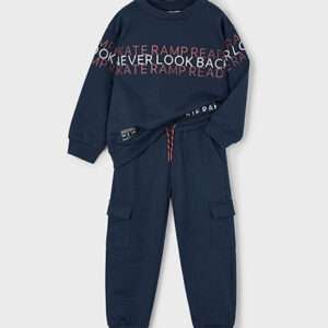 Survêtement Never look back - marine