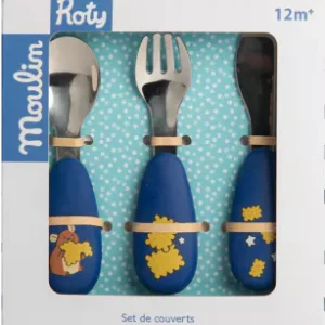 Set couverts silicone - Puce & Pilou