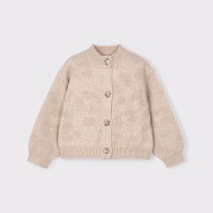 Cardigan tricot - sésame