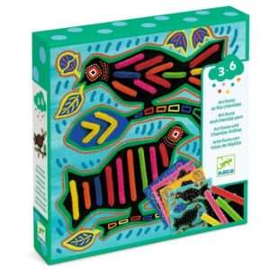 Kit d'enfilage Art Kuna et fils chenilles - Tout doux