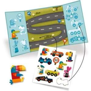 Stickers épais et repositionnables- Les voitures