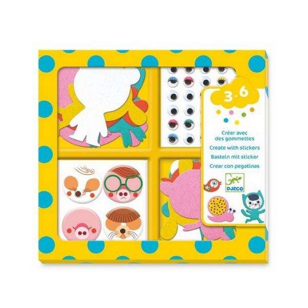 Gommettes- J'aime les animaux