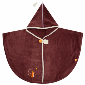 Cape de bain - Tigre Chocolat - à personnaliser