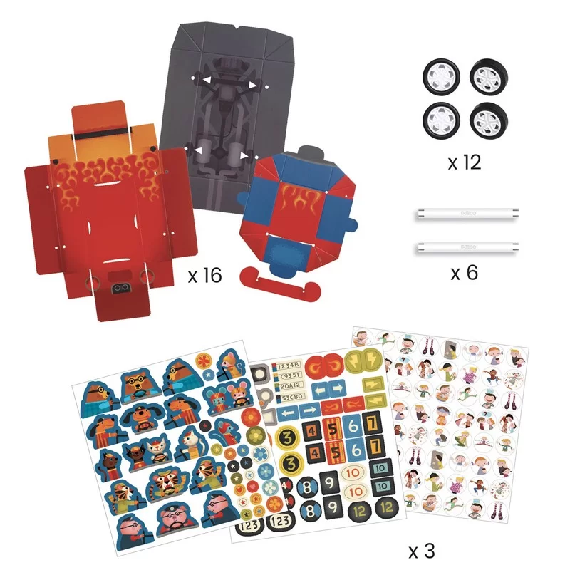 DIY 3 voitures des course à créer - Grand prix – Image 3