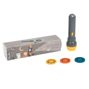 Lampe à histoires Les Moustaches