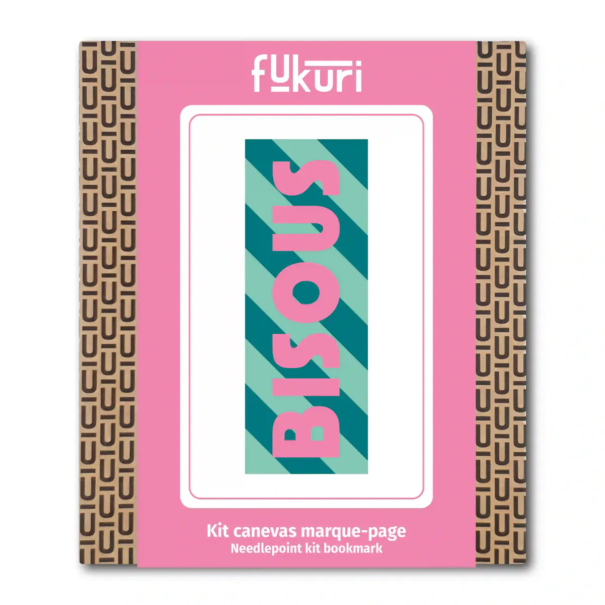 Kit canevas Marque page - Bisous