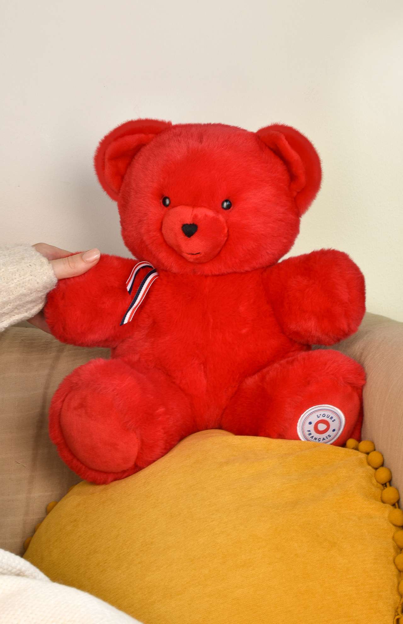 Ours Français articulé 35 cm – pomme d'amour – Image 3