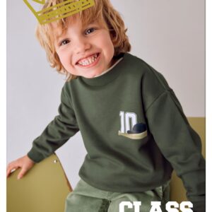 Sweat imprimé au dos garçon