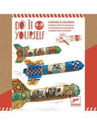 DIY 3 avions à colorier - Dans le ciel