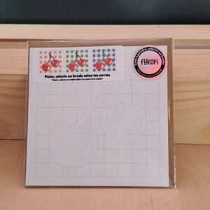 Carte créative + enveloppes -cerises