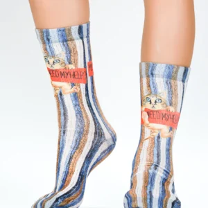 Chaussette Help Cat