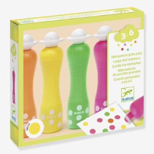 Marqueurs gros pois - néon