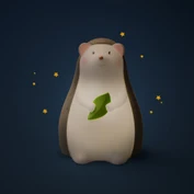 Lampe veilleuse hérisson Trois petits lapins – Image 2