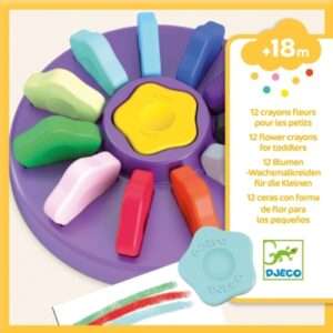 12 Crayons fleurs pour les petits