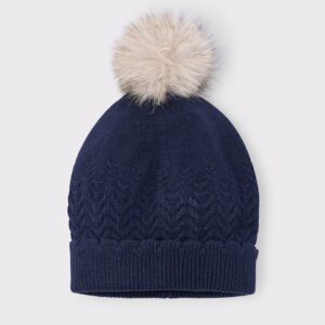 Bonnet pompon - Marine