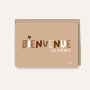 Carte Postale - Bienvenue au monde