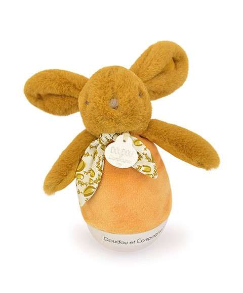 Lapin doudou, veilleuse musicale culbut ocre – Image 2