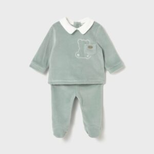 Ensemble ourson nouveau-né - vert