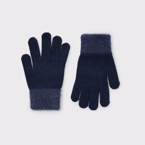 Gants tricot fourrés - Marine