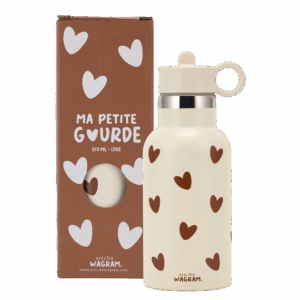 Gourde acier inox - crème