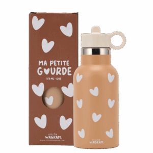 Gourde acier inox - nougat