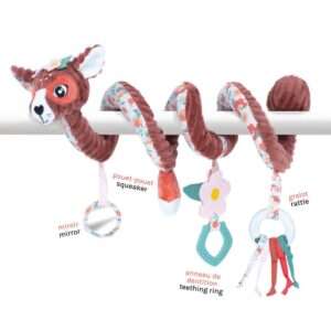 Les Déglingos Spirale d'activité bébé Melimelos le cerf - 40 cm