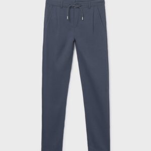 Pantalon chino relaxed garçon - marine