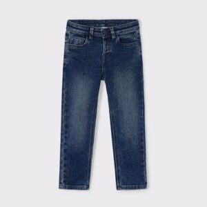 Pantalon denim slim garçon
