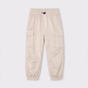 Pantalon parachute garçon - Beige