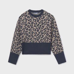 Pull fille - jaguars bleu