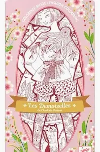 Coloriage mode Les Demoiselles -  Charlotte Gastaut