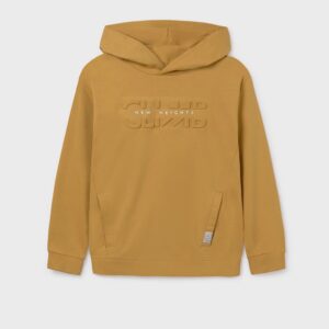 Sweat à capuche garçon - moutarde