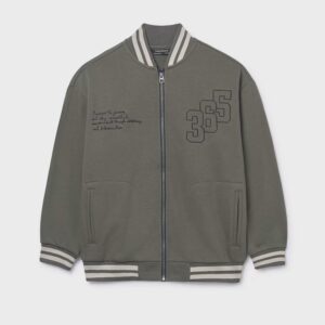 Veste bomber baseball - gris