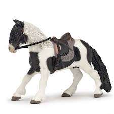 Figurine Poney avec selle sans cavalier